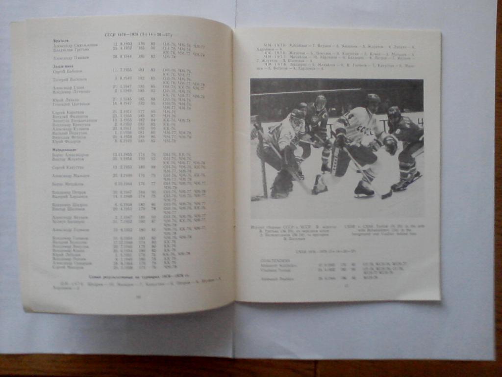 Чемпионат мира по хоккею Москва 1979. Бюллетень 2 2