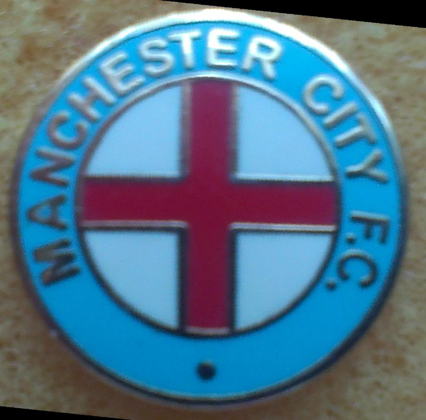 Манчестер Сити, Англия. Значок. Флаг Англии