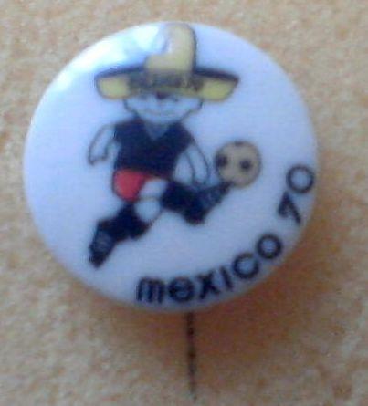Чемпионат мира по футболу Мексика 1970 Mexico 70. Значок