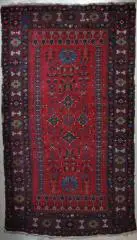 Кавказский ковер ручной работы старинный