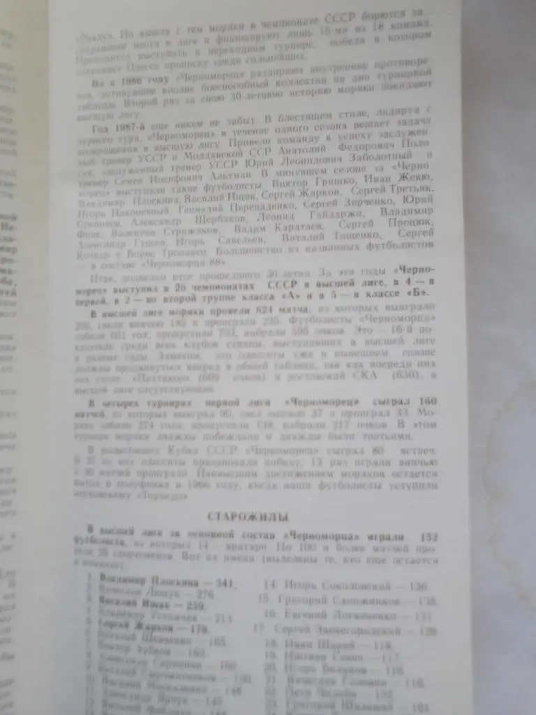 Черноморцу 30 лет 1958-1988 г. 4