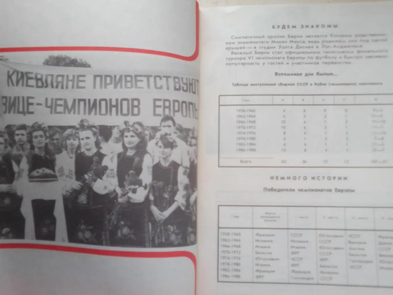 Сборная СССР Вице-Чемпион Европы. 1