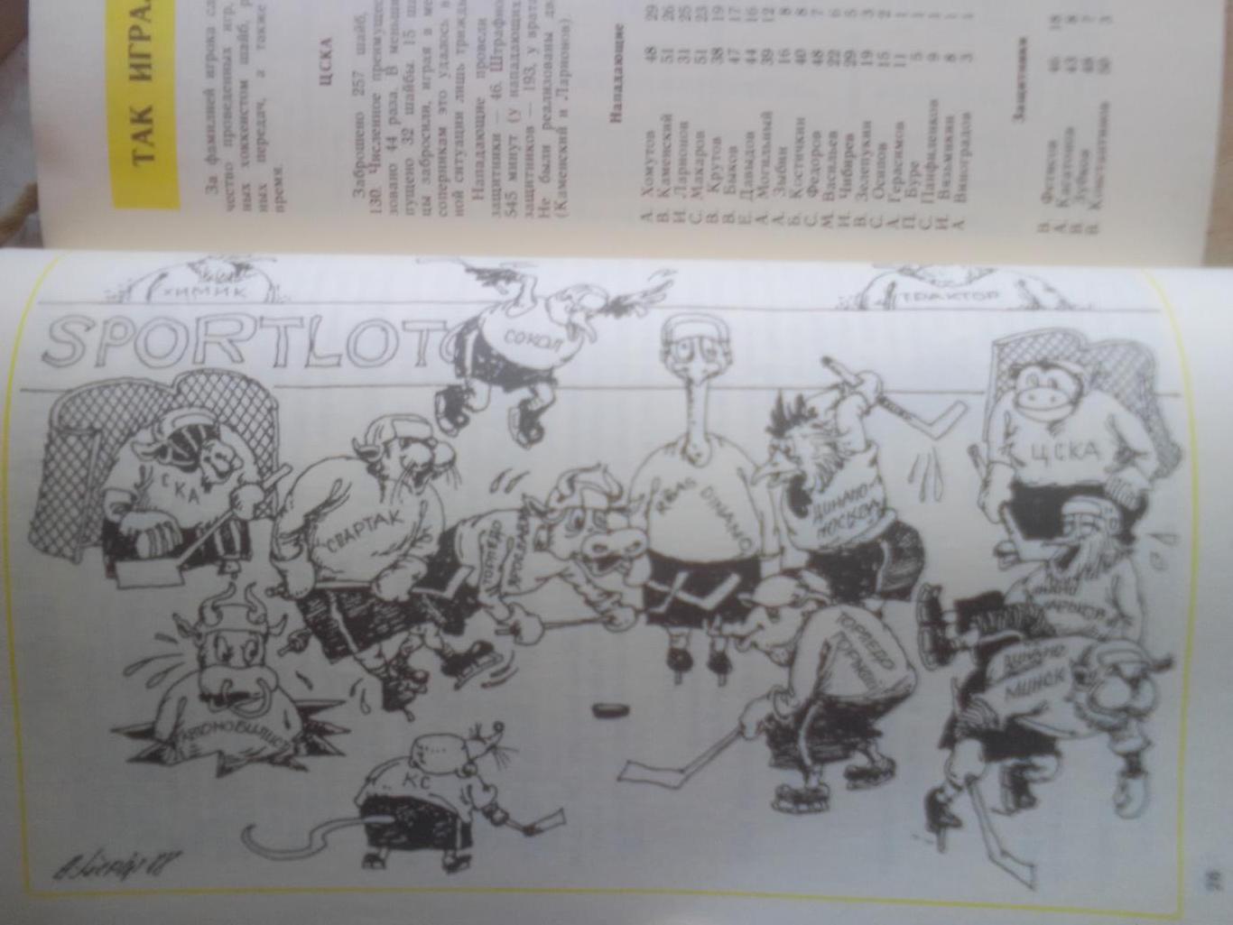 Хоккей справочник: г.Рига 1989 год. 1