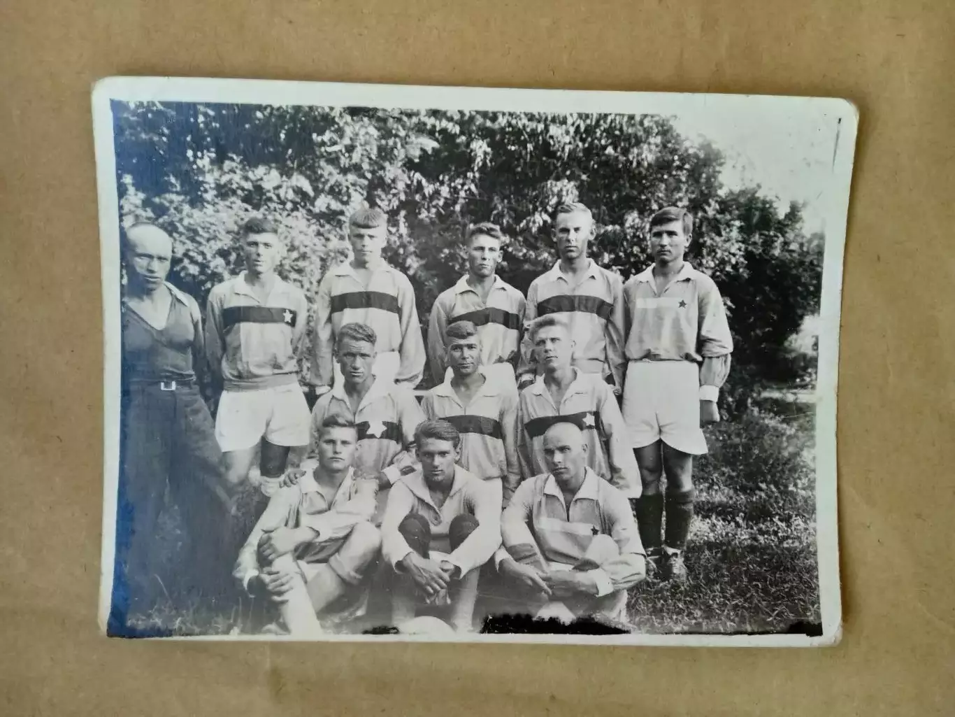 Донбасс/Донецк,футбол.к-да шахты Центральная,лето 1936г.