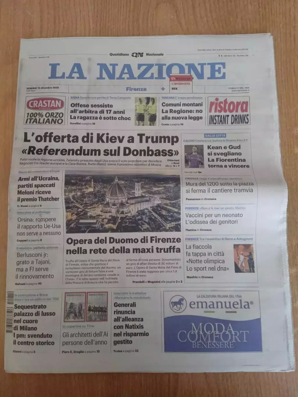 Фиорентина Италия-Динамо Киев-2025. 1