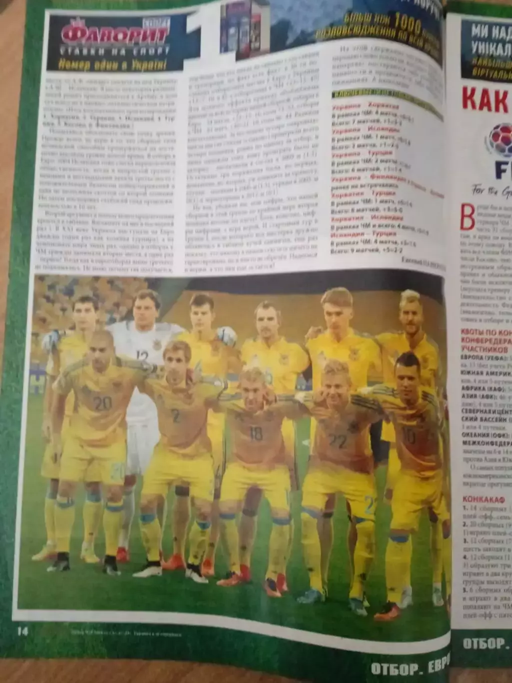 Кубок мира 2018.Отбор.Украина-Турция/Хорватия/Финляндия/Косово 1