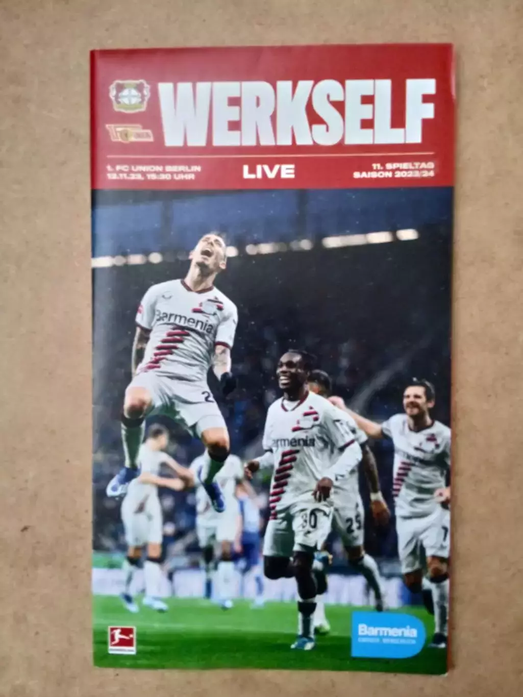 Германия.Байер-Унион Берлин-12.11.2023(постер)