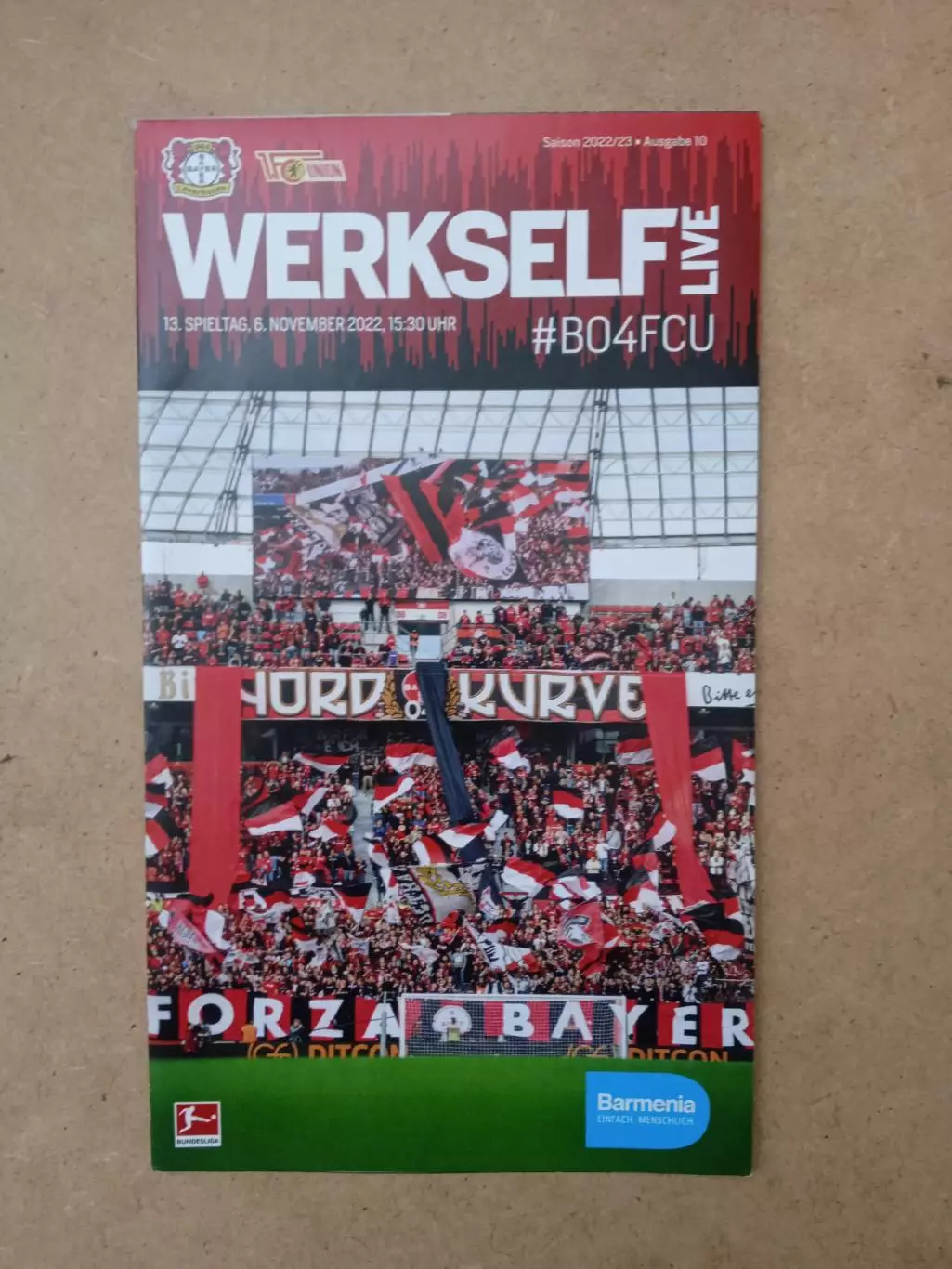 Германия.Байер-Унион Берлин-6.11.2022(постер)