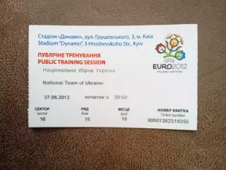 ЕВРО-2012.(7.06)Украина(-Швеция),тренировка сборной