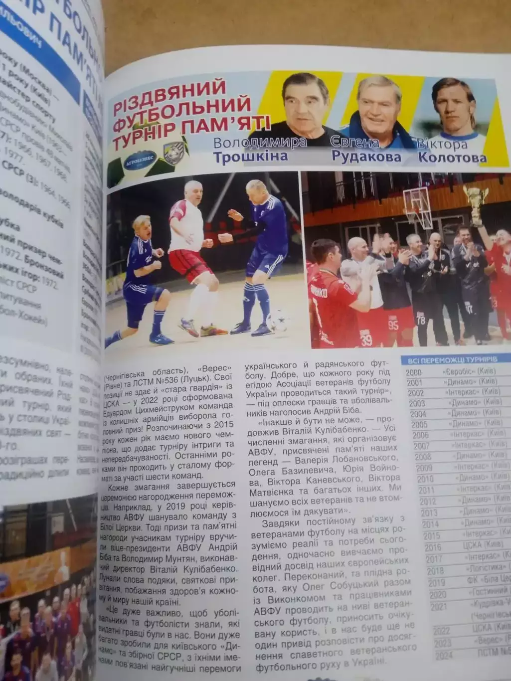 Украина,сезоны -2016-2025.Ветераны. Ежегодник. 3