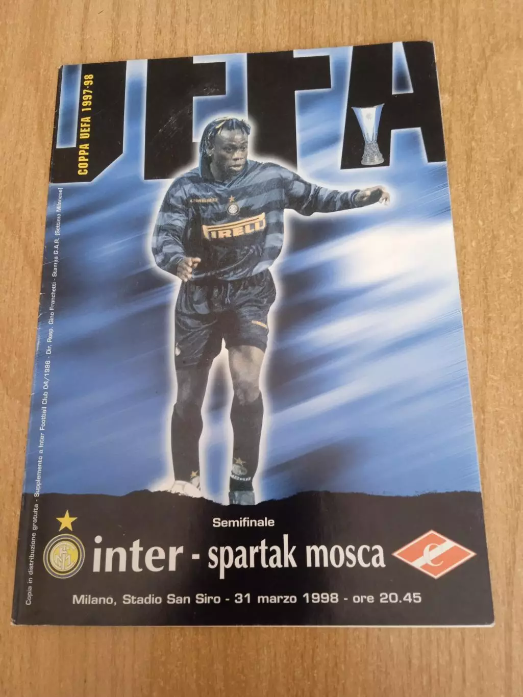 Интер Италия-Спартак Москва-31.03.1998