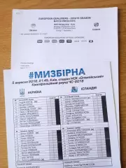 Украина-Исландия-5.09.2016