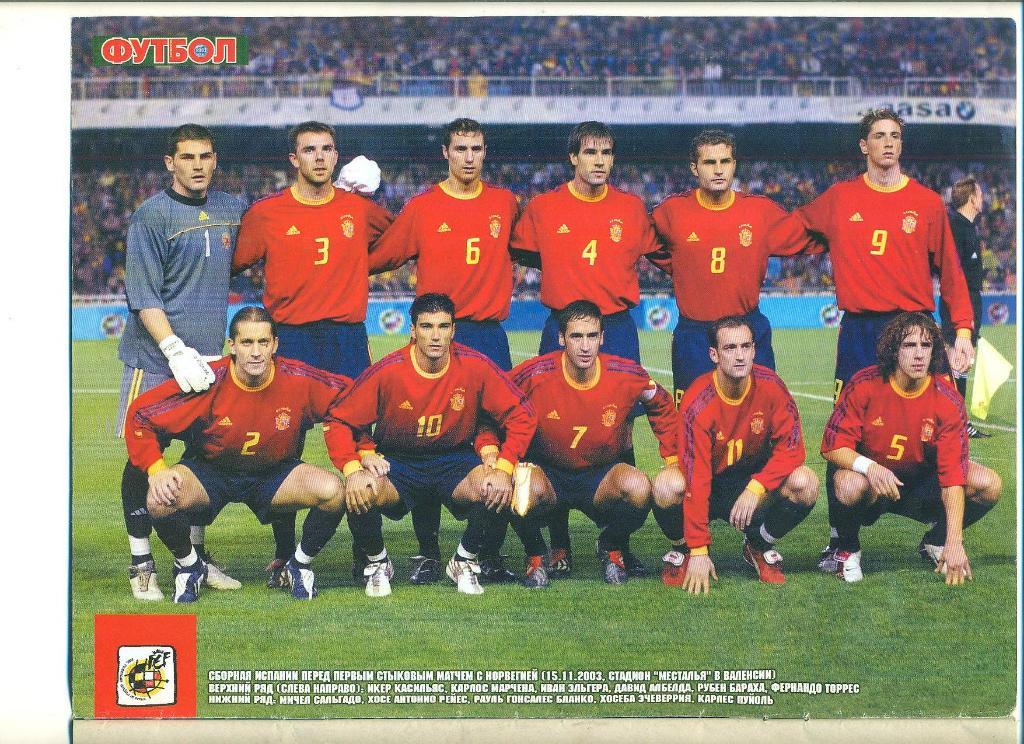 Футбол-Украина-2004(N-1).. . постер-Испания-2003 1