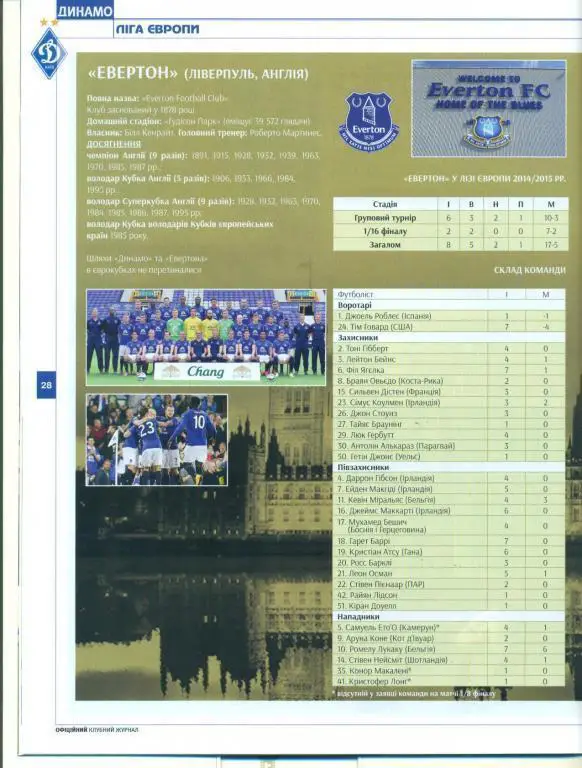 Динамо Киев-2015(N-1)(Эвертон Англия) 1