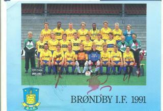 футбол.Брондбю Дания-1991