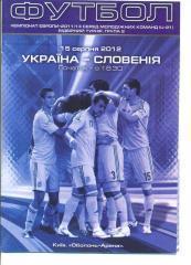 U-21.ЕВРО 2011-2013.Украина-Словения 15.08.2012