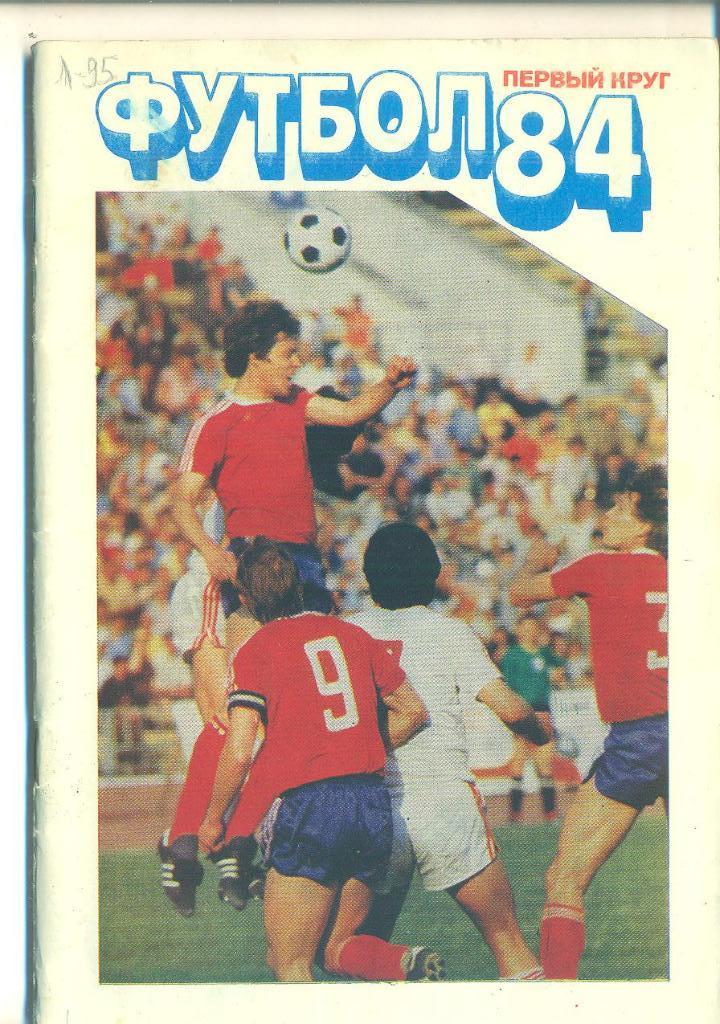 Футбол.СССР-1984