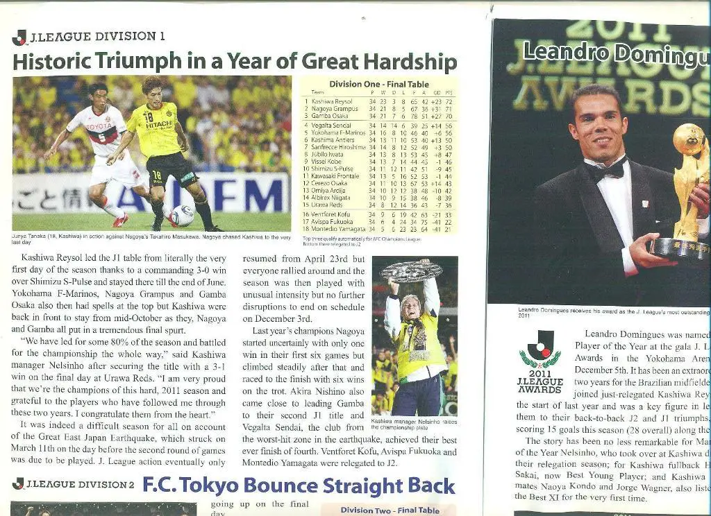 Япония-2011.J-лига. 1