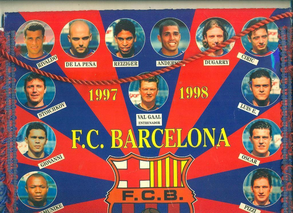 Футбол.Вымпел.Барселона Испания-1997/1998 2