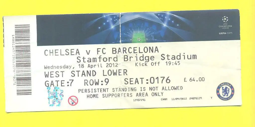 Челси Англия-Барселона Испания-18.04.2012