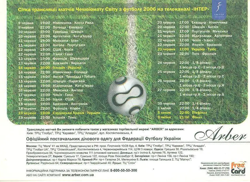 Футбол.Украина-2006 1