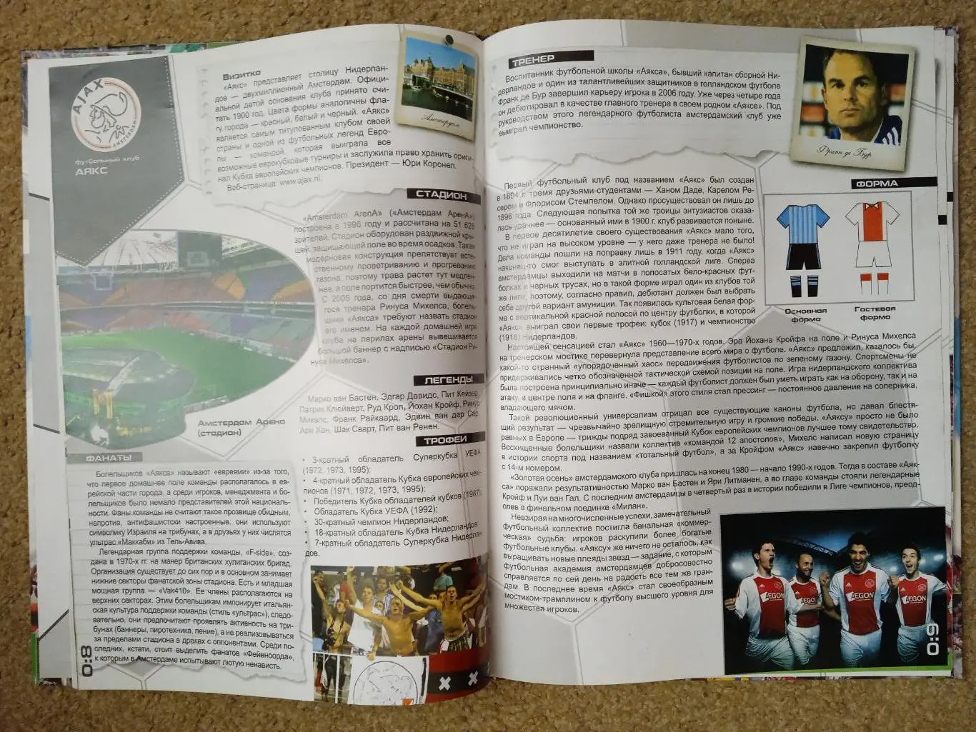 Клубы мира.Аякс,Динамо Киев,Бенфика...(изд-2012) 2