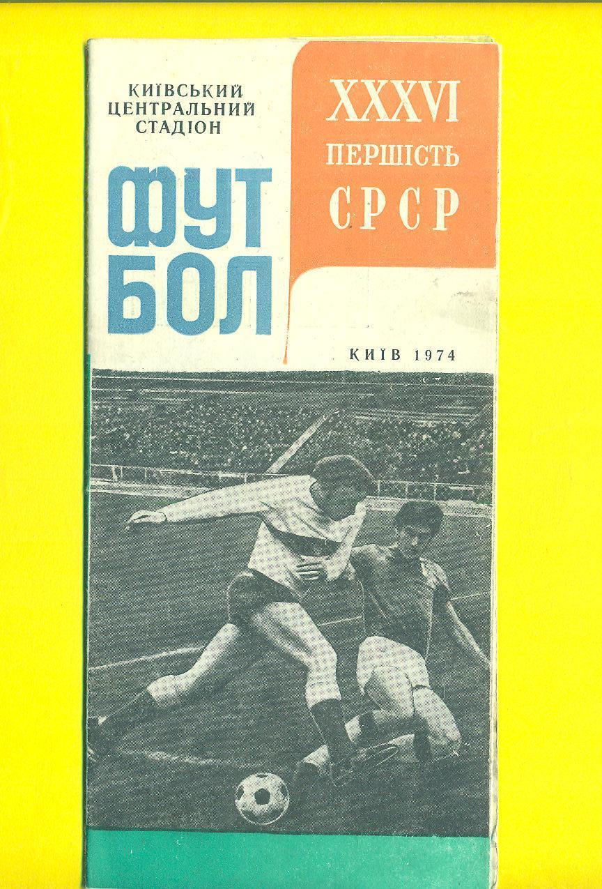 Футбол.СССР.Динамо Киев-1974.