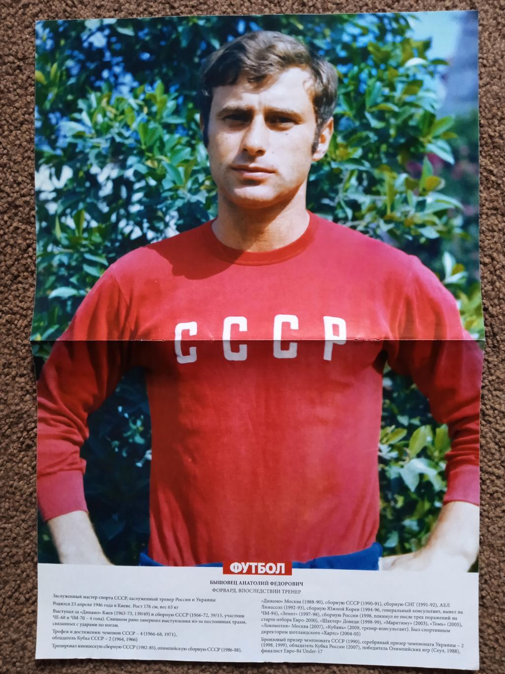 СССР/Динамо Киев-1971(А.Бышовец)