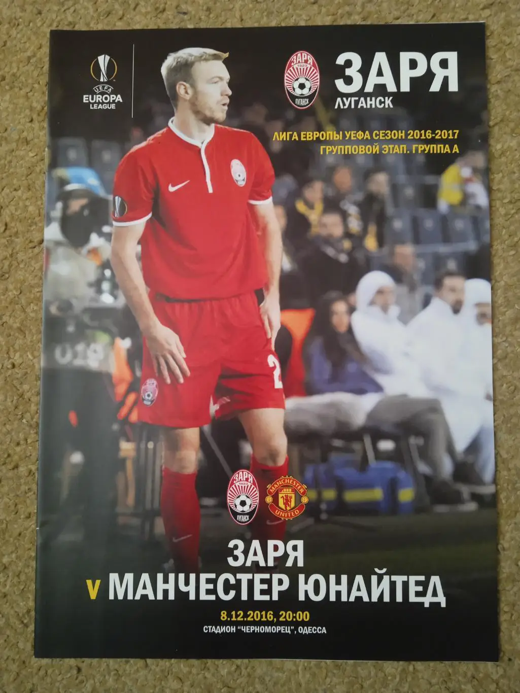 Заря Луганск-Манчестер юн-8.12..2016