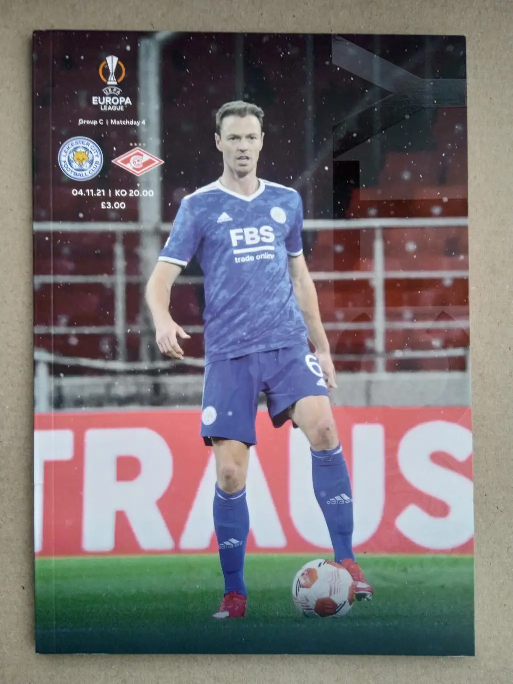 Лестер Англия-Спартак Москва-4.11.2021