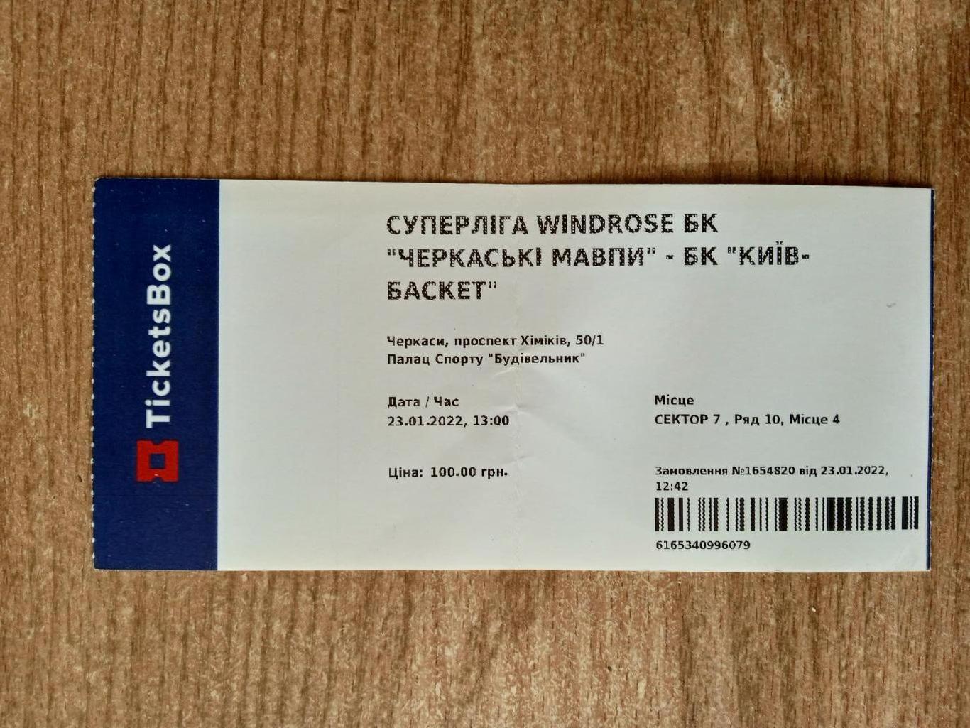 Черкассы Мавпы-БК.Киев-23.01.2022