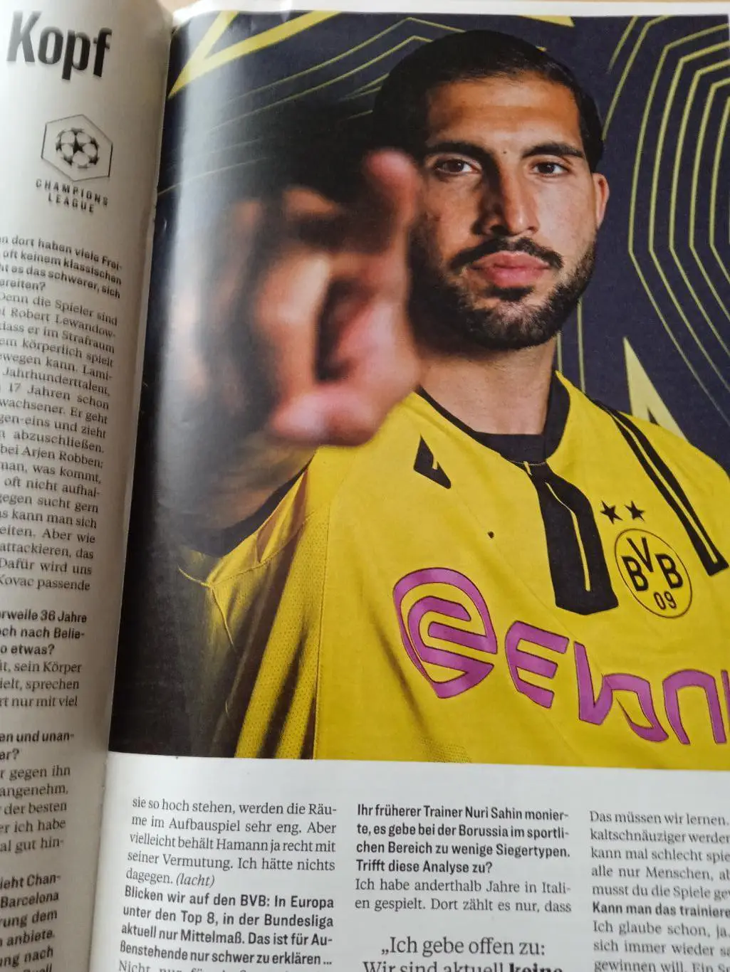 Kicker-7.04.2025.Бавария-Интер/Барселона-Боруссия 1