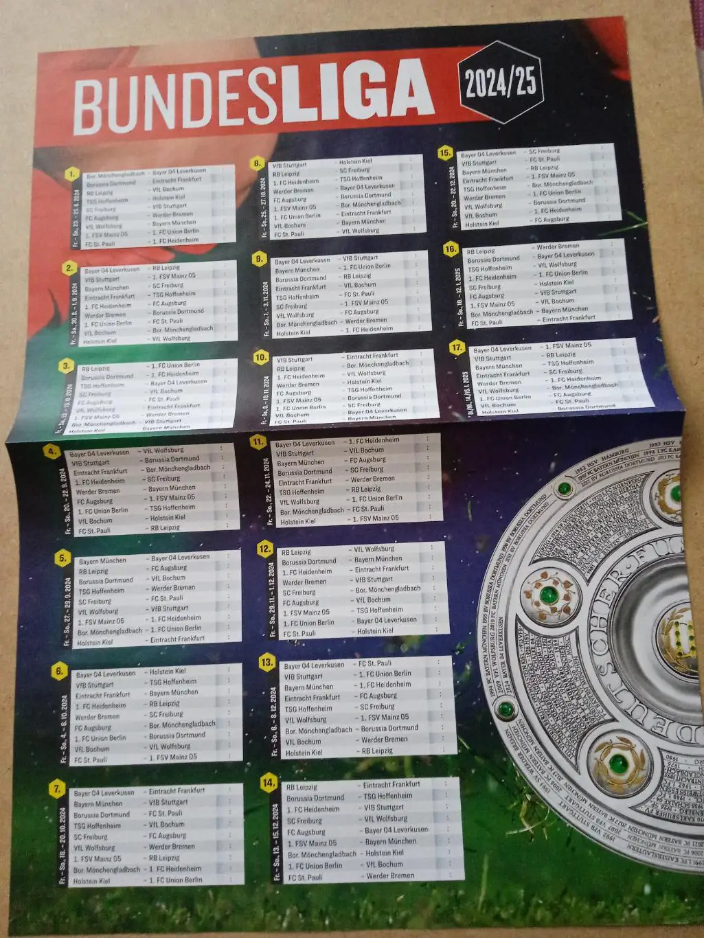 Kicker, Германия,Бундеслига,сезон 2024-2025. 1