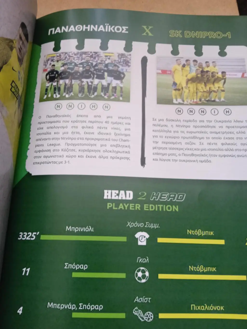 -Панатинаикос Греция-Днипро Днепр-2023. 1