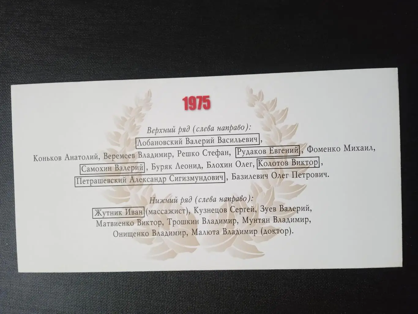 Футбол.Динамо Киев-1975.. 1