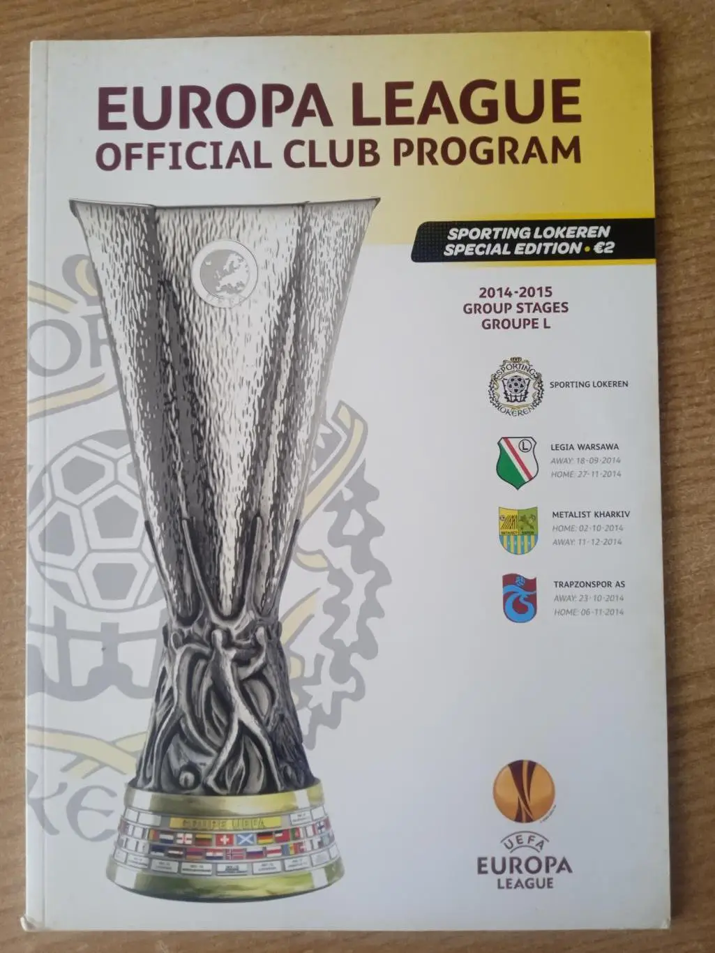 Локерен Бельгия-Металлист Харьков-2.10.2014/Легия/Трабзонспор