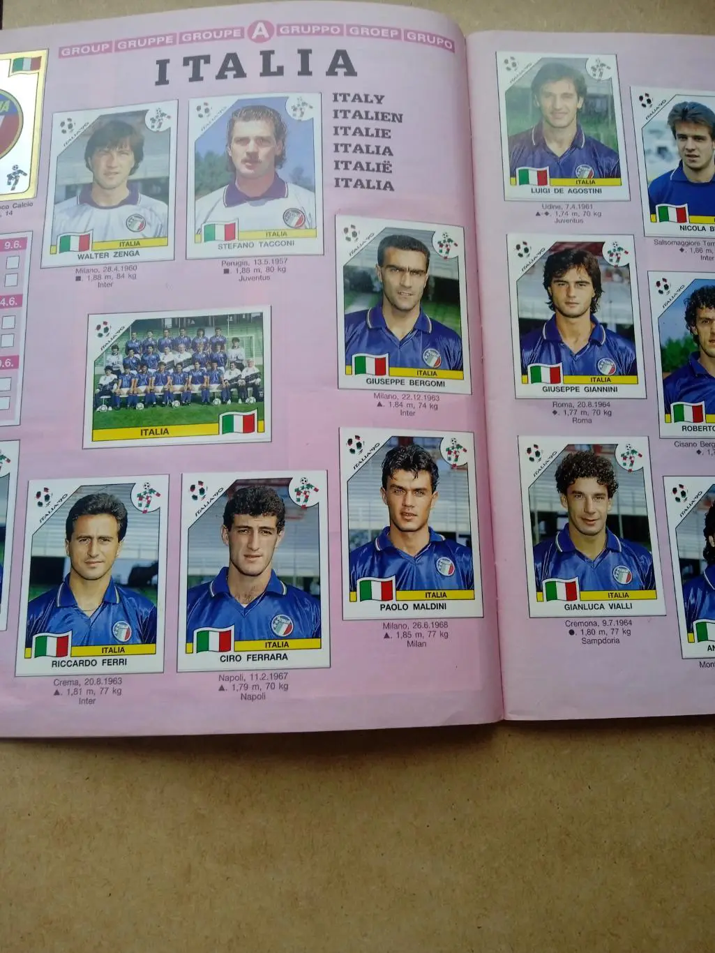 Панини.Кубок мира-1990,Италия. 1