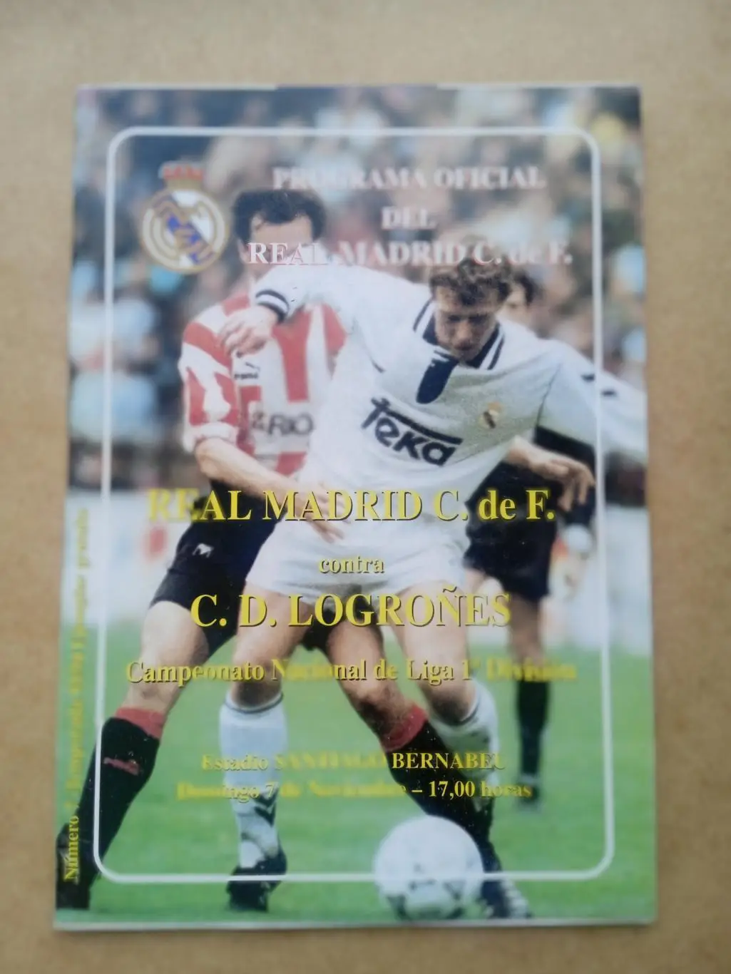 Испания.Реал Мадрид-Логроньес-7.11.1993