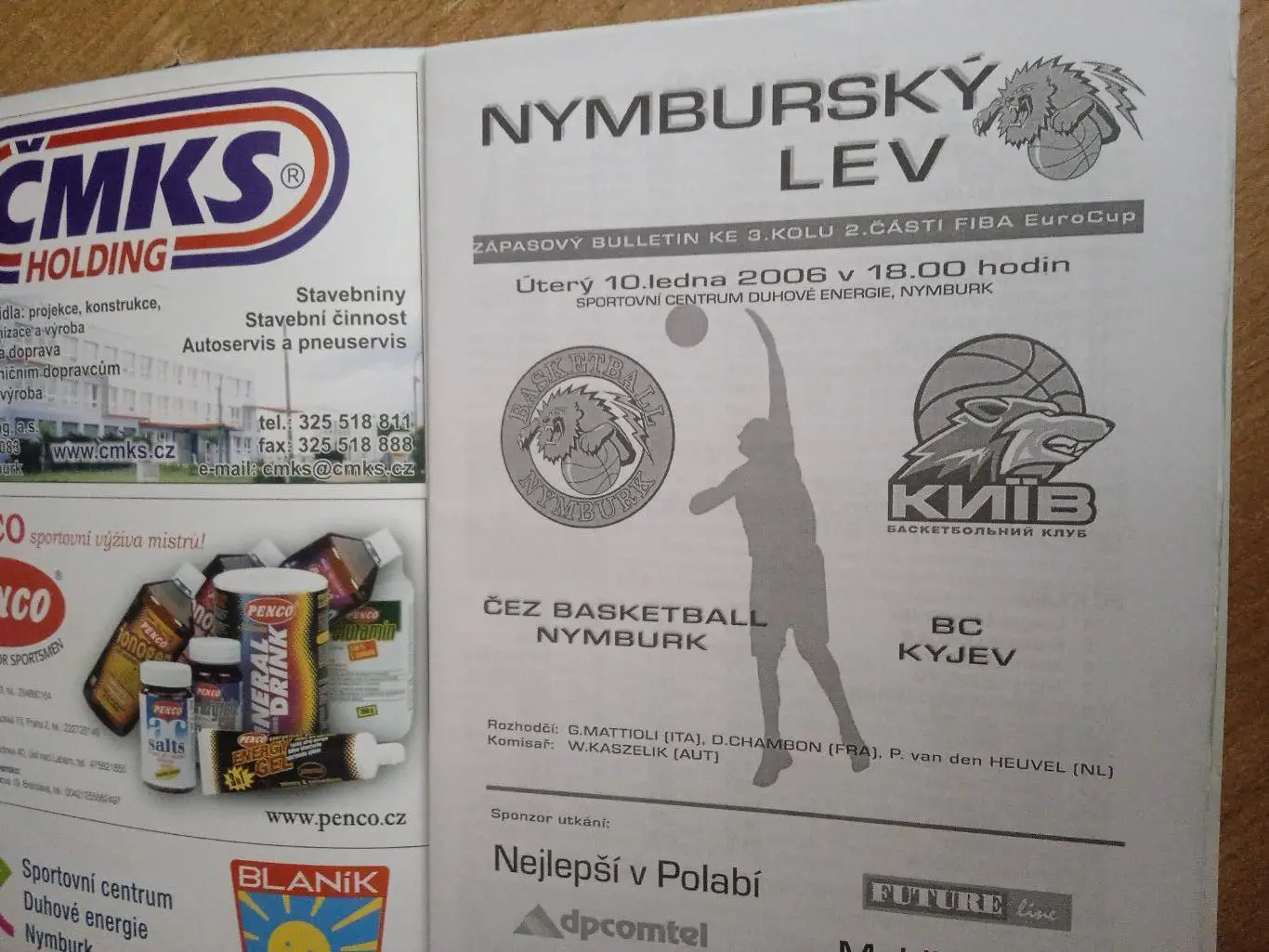 Нимбурк Чехия-БК Киев-2006 1