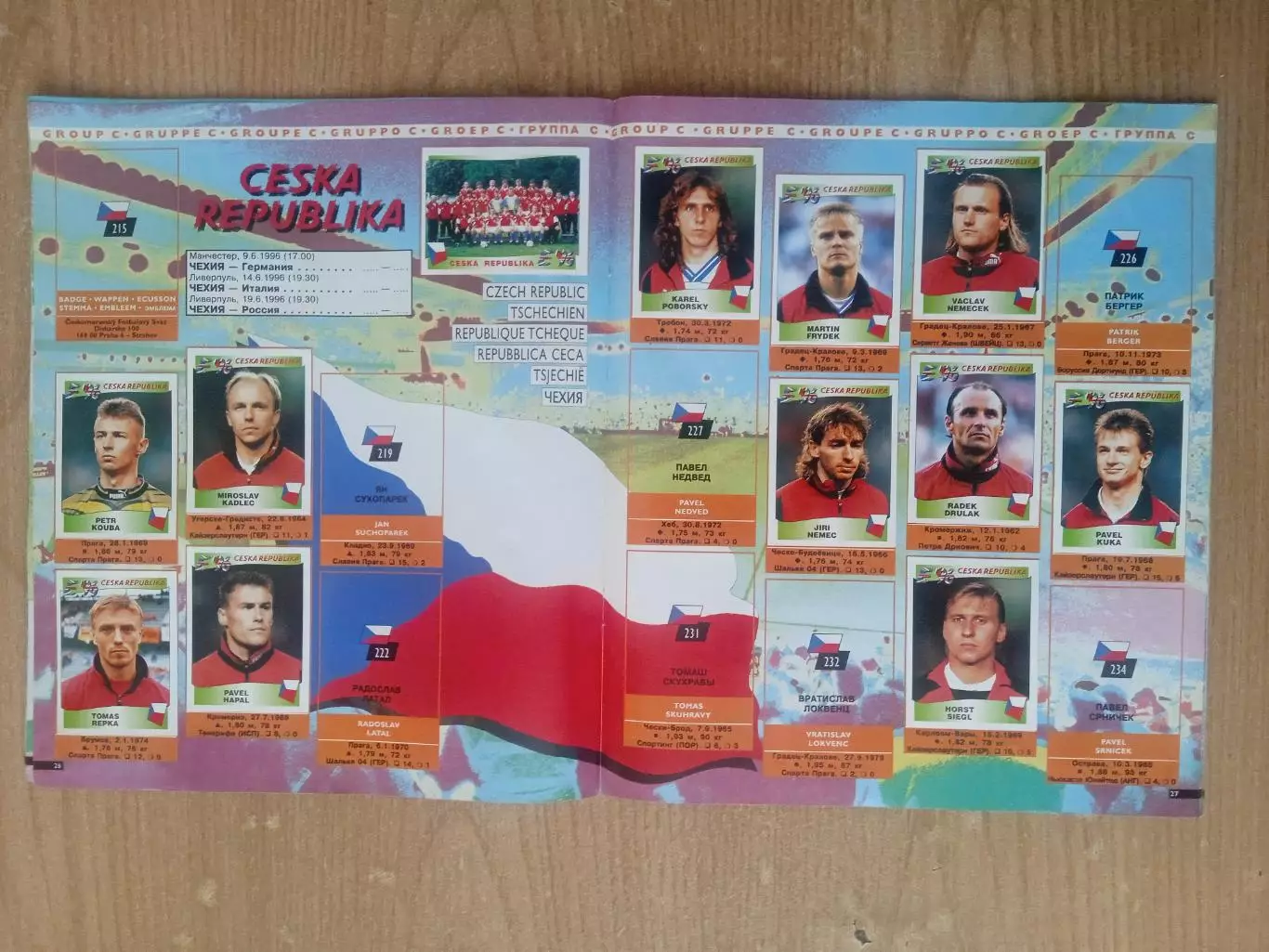 Панини.ЕВРО-1996 2