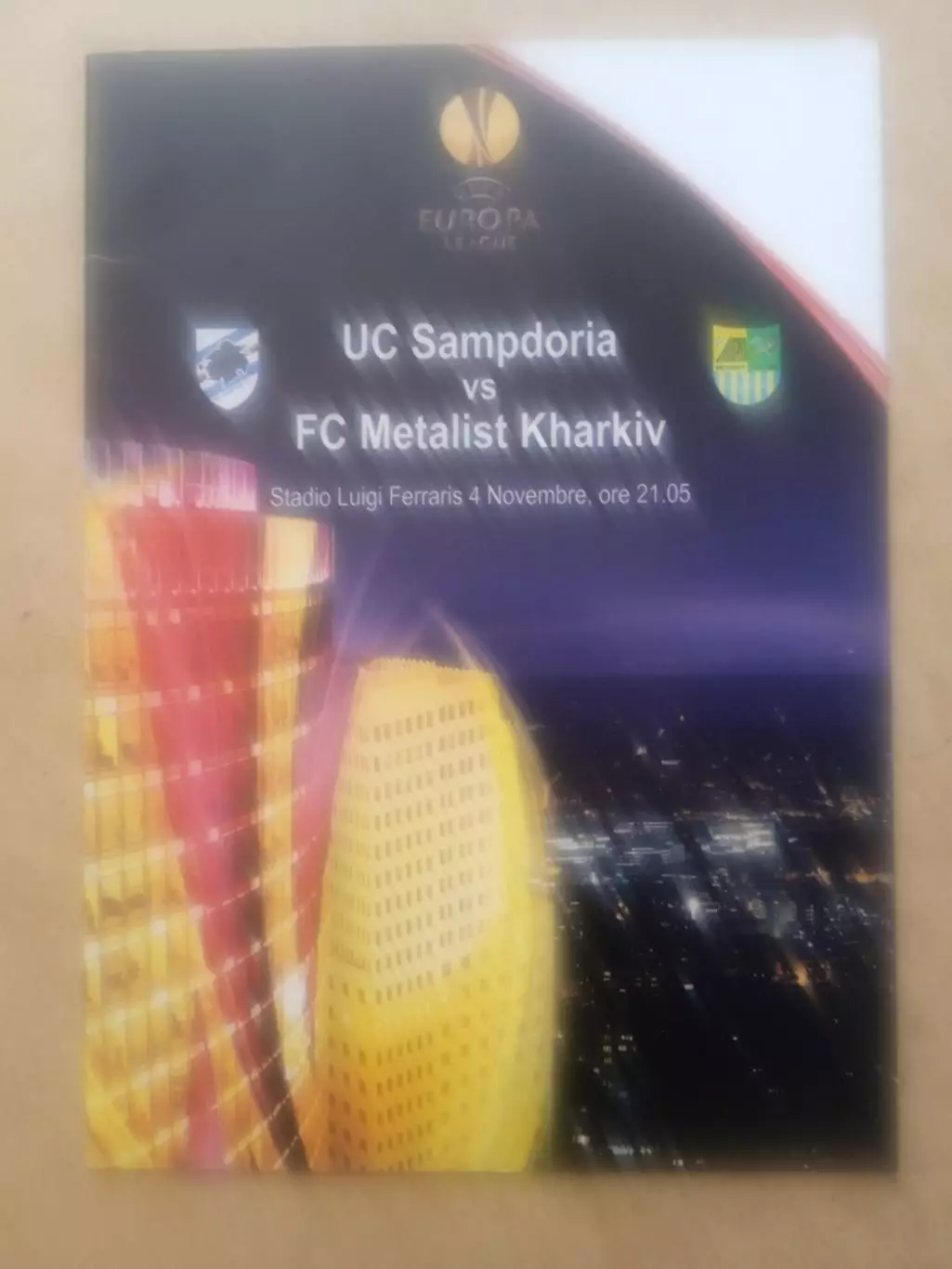 Сампдория-- Металлист Харьков- 2010