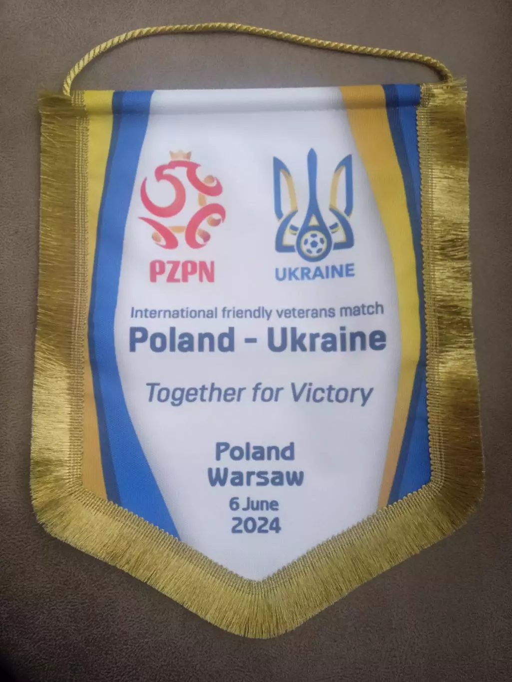 Футбол.Вымпел.Польша-Украина-6.06.2024.Ветераны.
