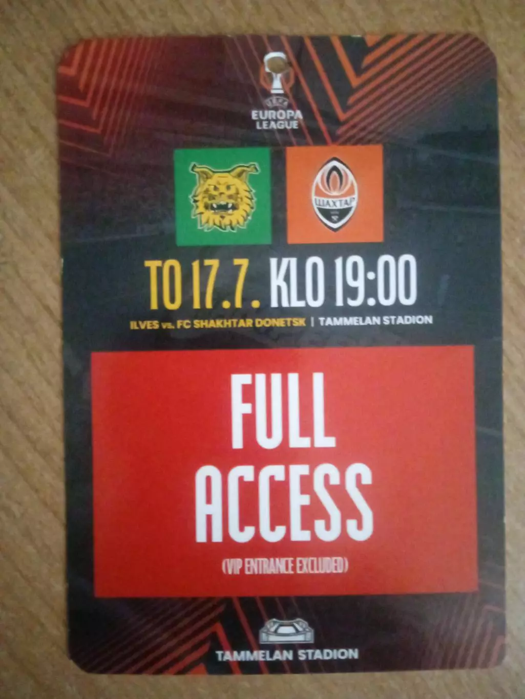 -Ильвес Финляндия-Шахтер-17.07.2025.