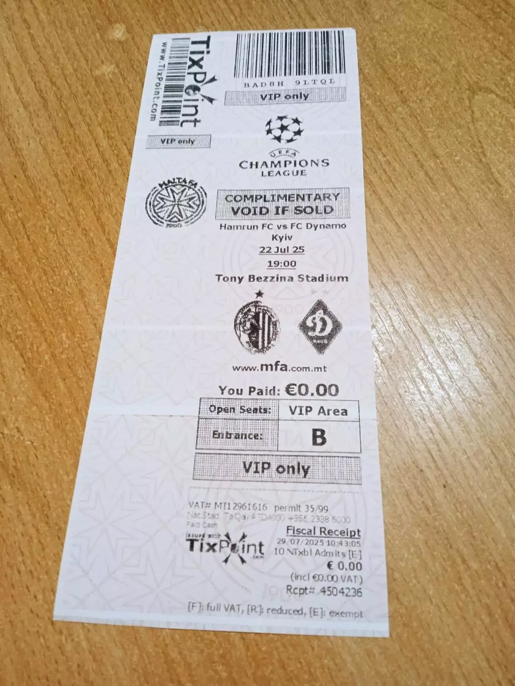 .Динамо Киев-Хамрун Спартанс,Мальта-29.07.2025..