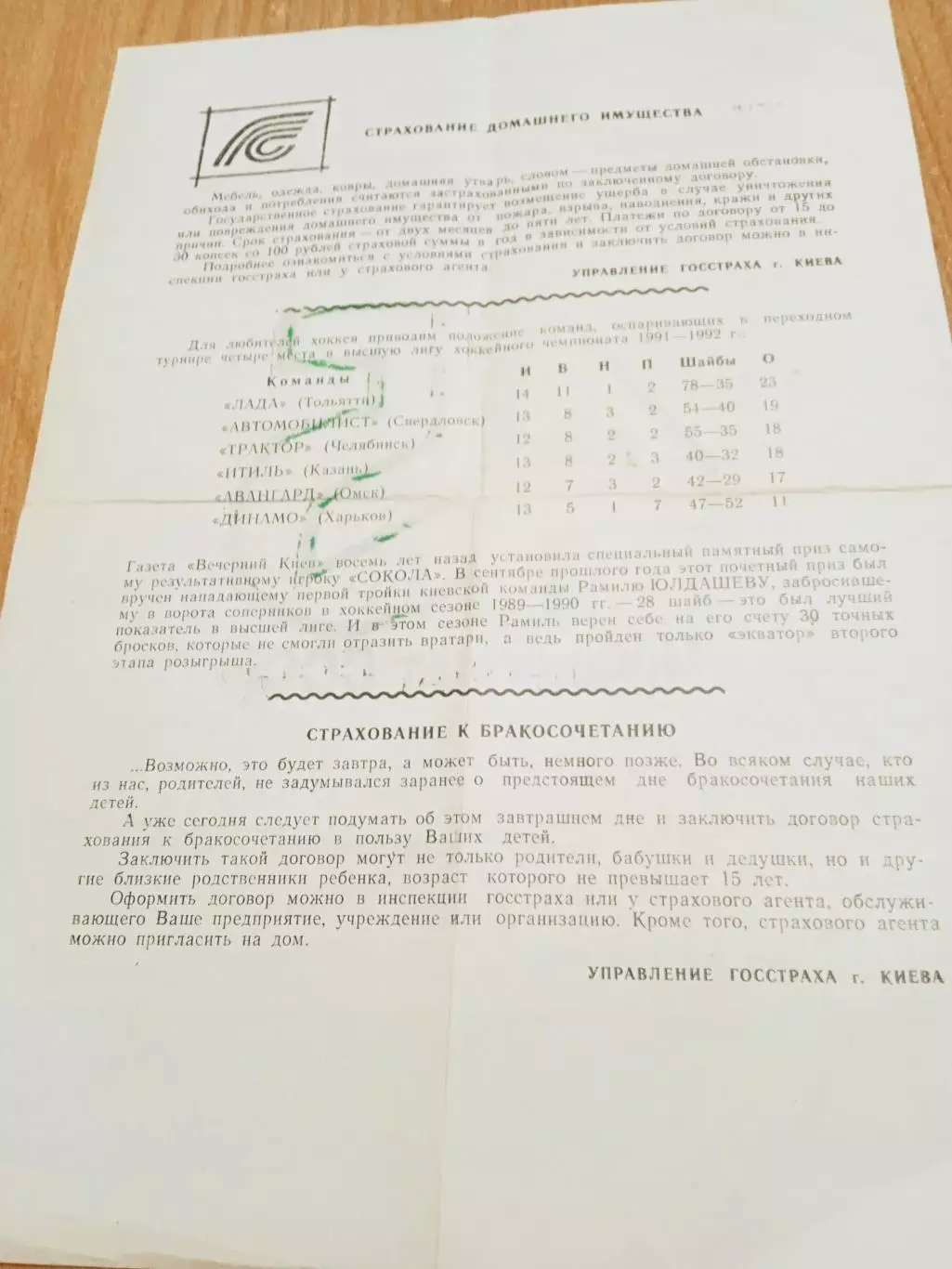 Сокол-Торпедо Усть-Каменогорск-3.03.1991 1