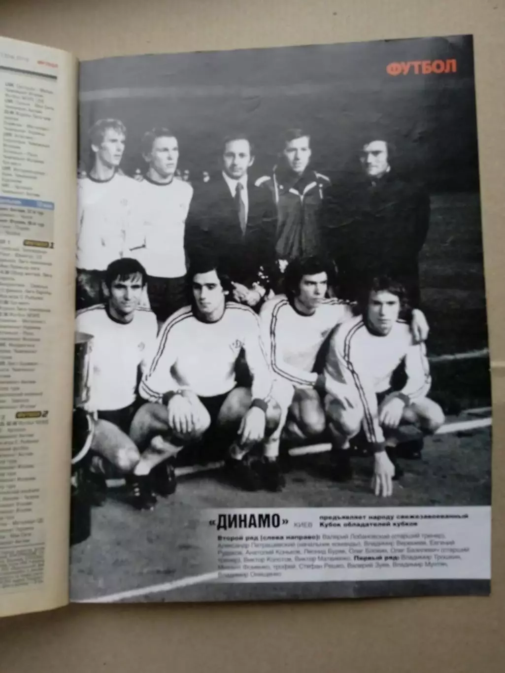 Футбол-Украина-2015(N-38),постер- Динамо Киев -1975) 1