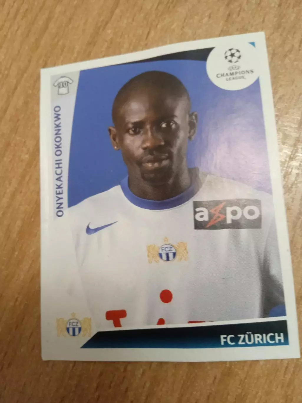 Панини.Лига чемпионов-2009/2010.Цюрих(N-205)
