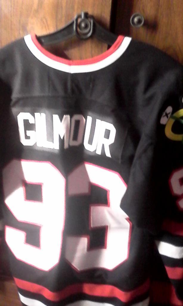 игровая форма \ jersey Дага Гилмора\ Doug Gilmour Chicago Black Hawks NHL 1
