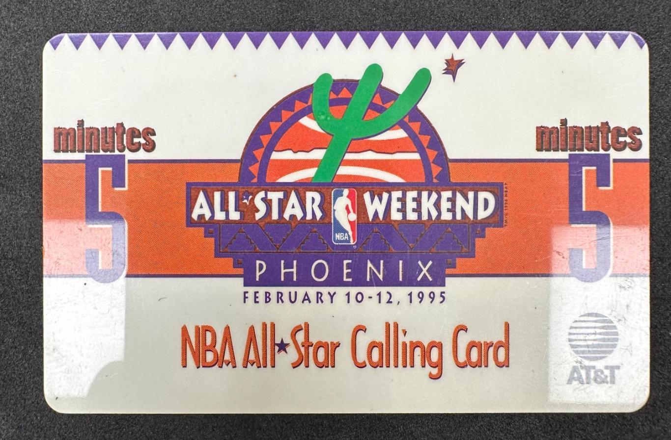 Телефонная карта NBA All Stars Weekend 1995