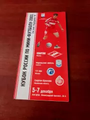 Кубок России-2003. 2 этап. Москва. - см.состав